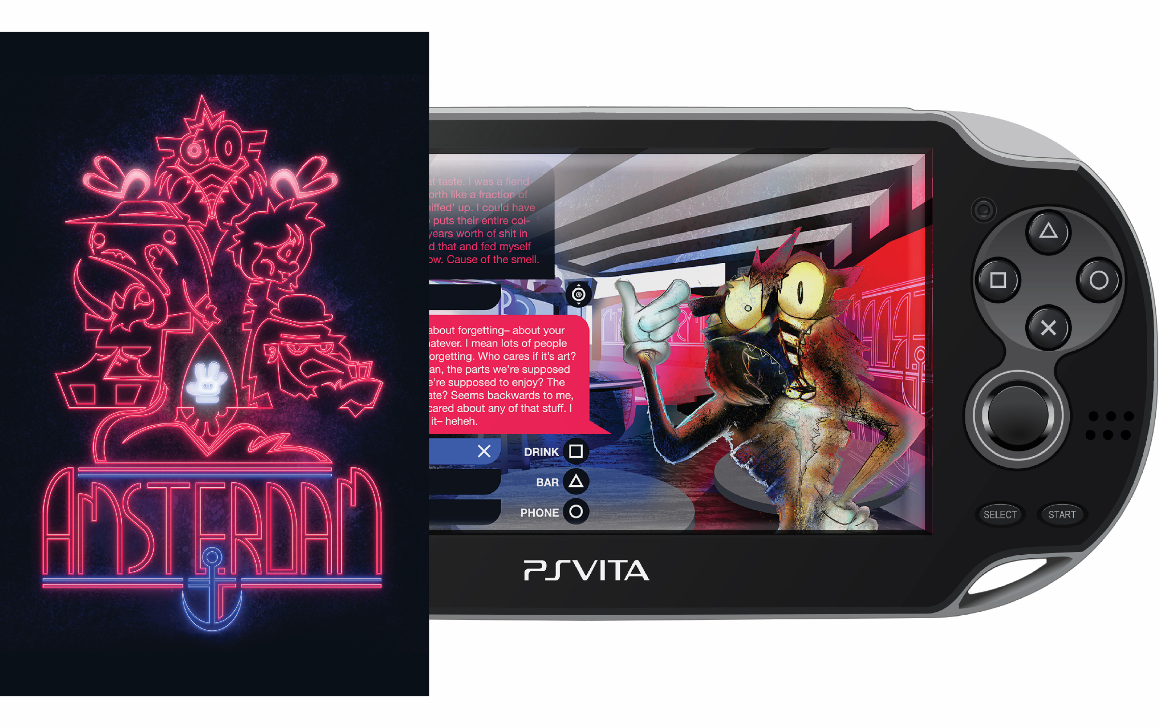 Amsterdam—"The Iceman Cometh" meets "Who Framed Roger Rabbit?" for PS Vita