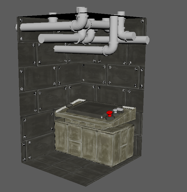 Search Protocol Environment 3D Model - Texture