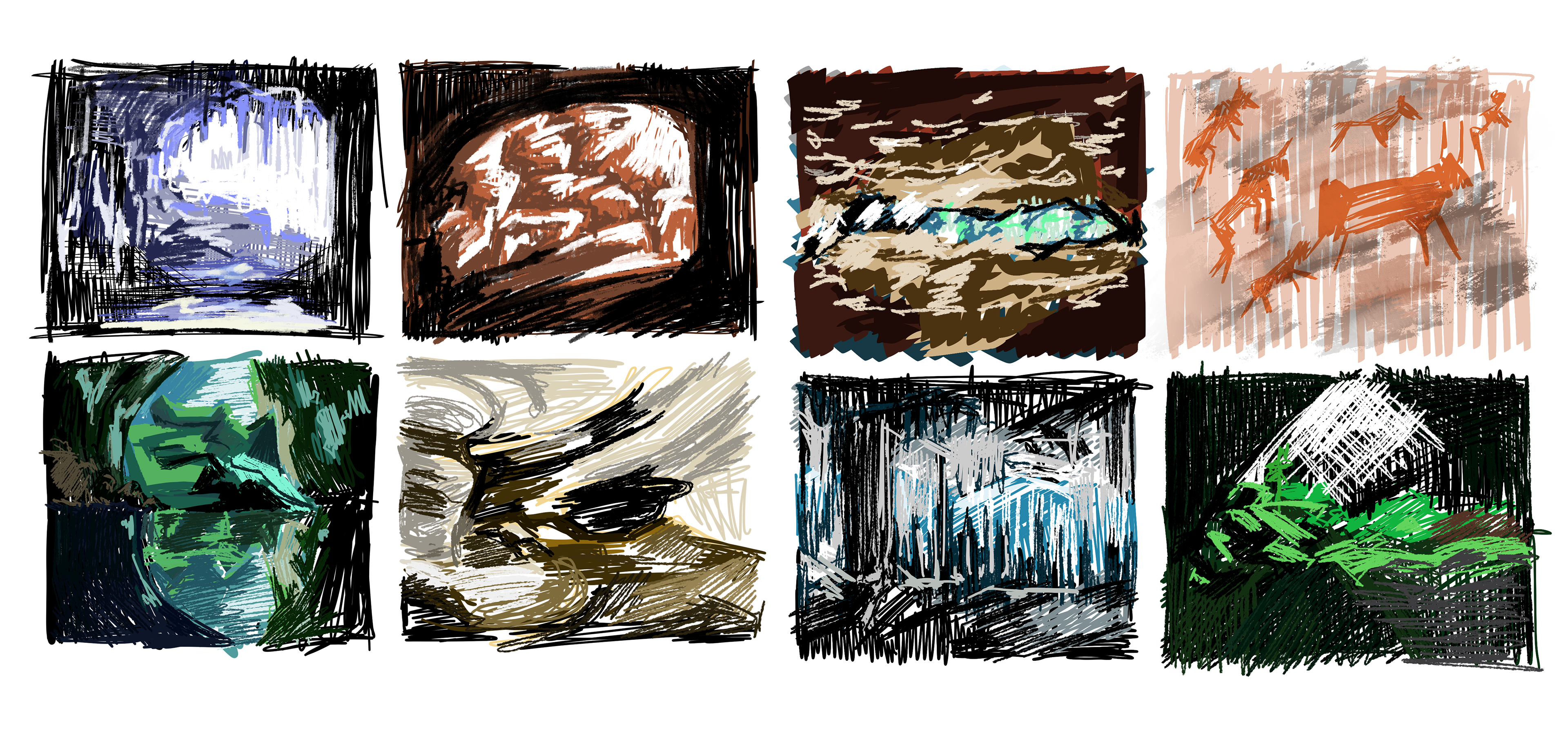 Cave Environment Concepts 