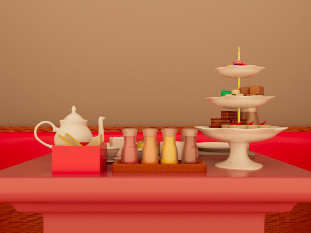 Doll House Tea Set - Front View