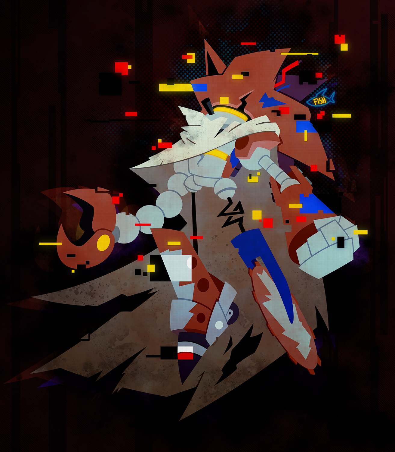Scrapnik Mecha Sonic
