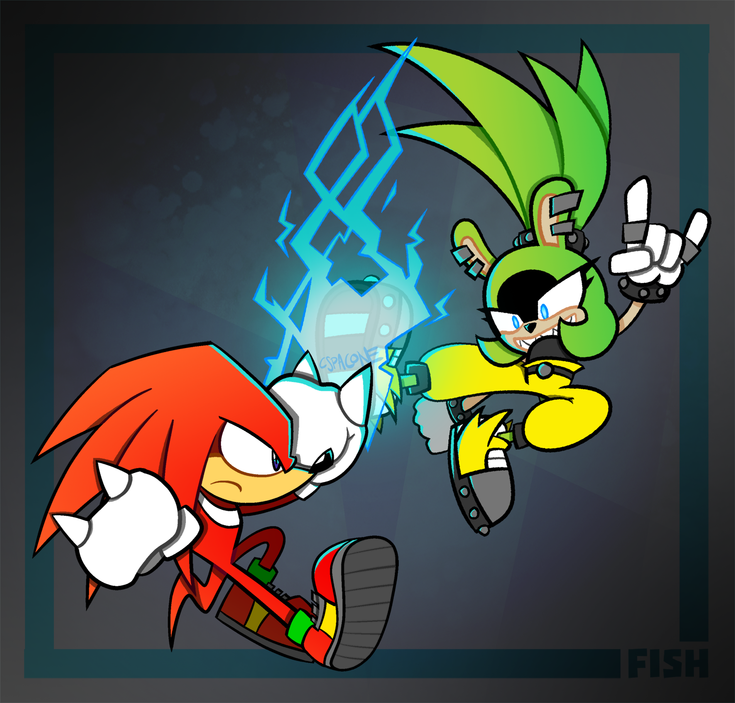 Knuckles vs Surge