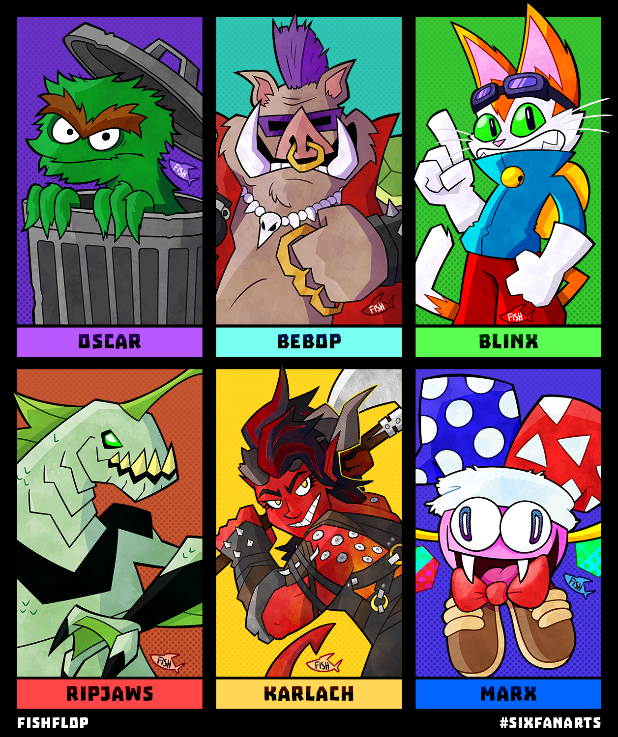 Six Fanarts