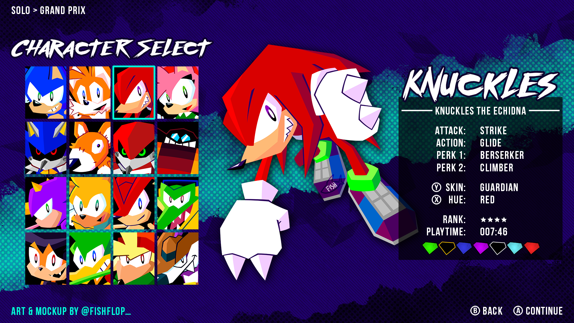 Character Select Screen