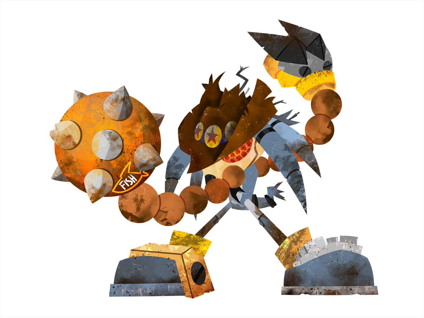 Scrapnik Mecha Knuckles