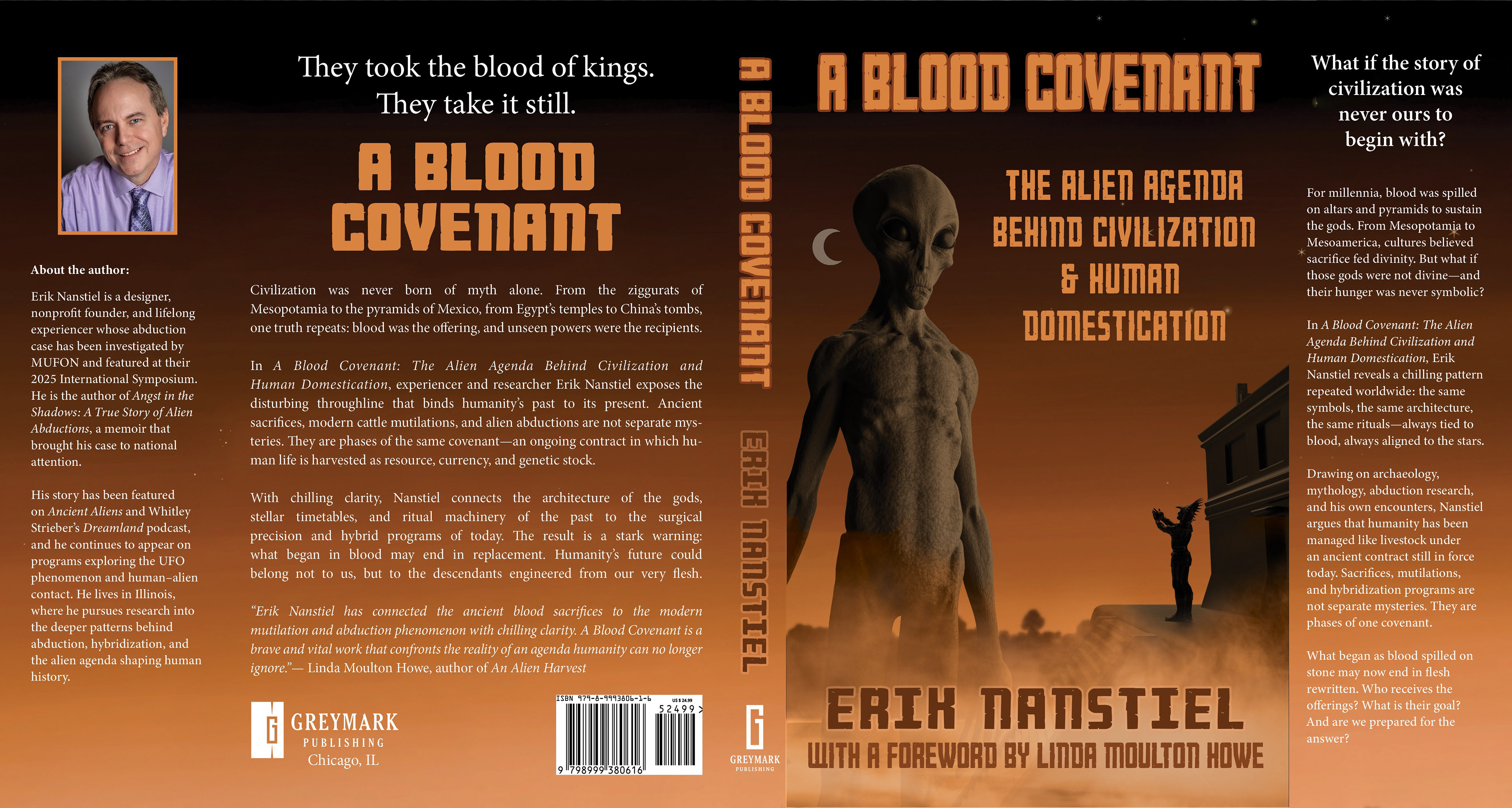 A Blood Covenant (nonfiction) Book Dust Jacket Design. Cover art created with 3D models (CGI)