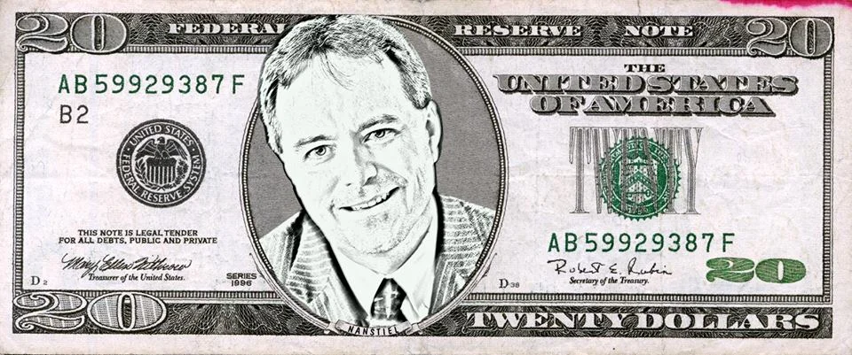 Photoshop Composite. I used a photo of myself and applied various techniques to approximate a lithographic image. I have no desire to be POTUS!