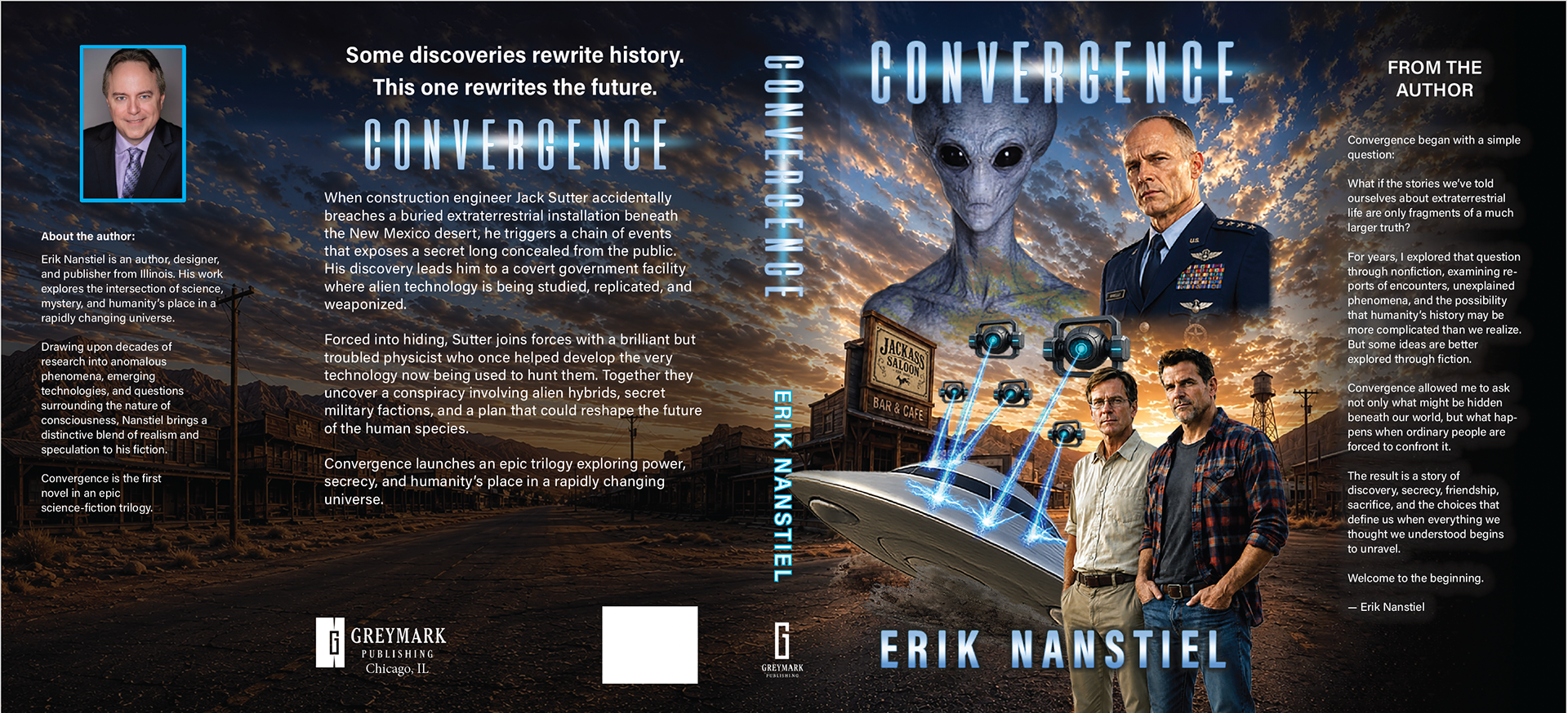 Convergence Book Dust Jacket Design