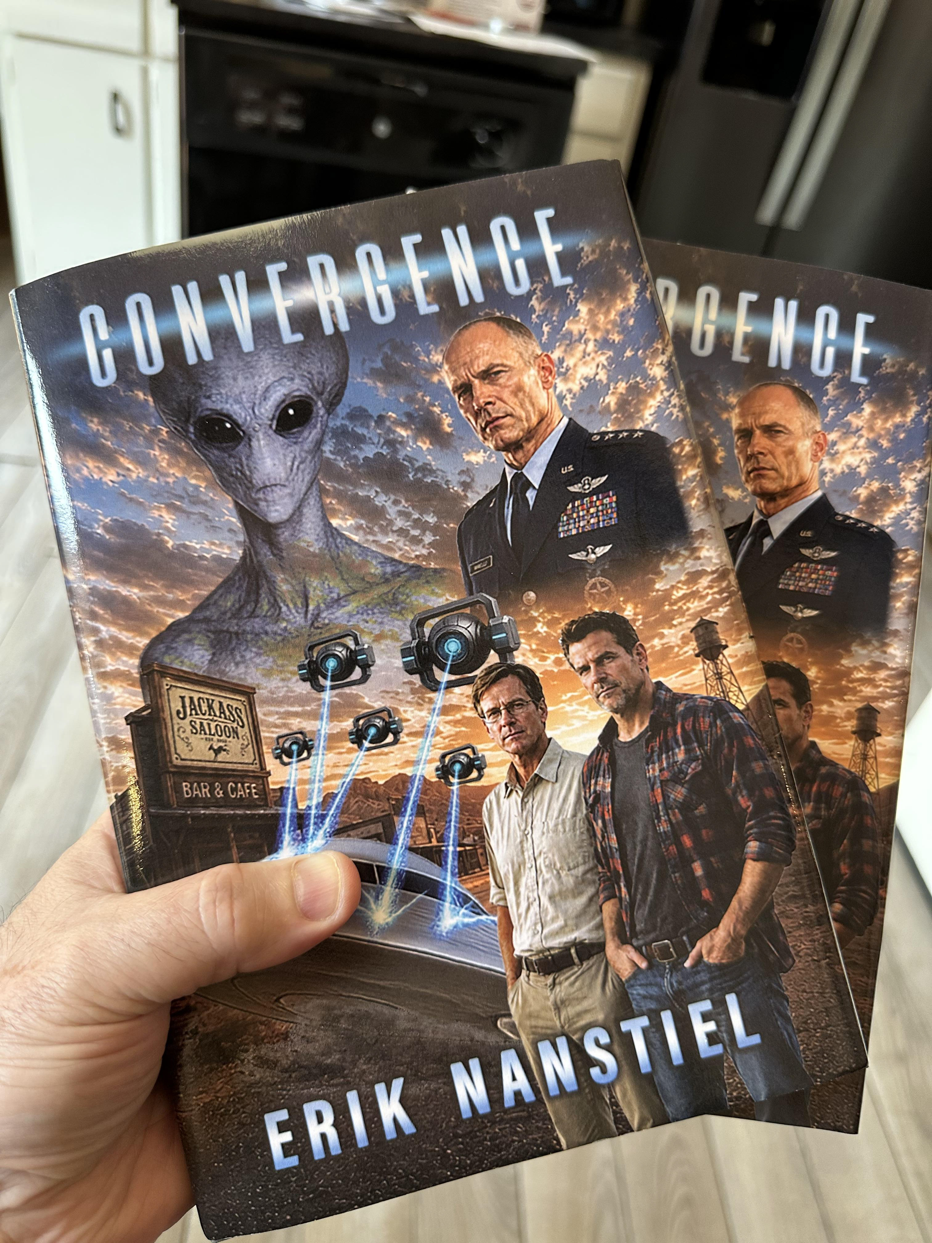 Hardcover copies of Convergence
