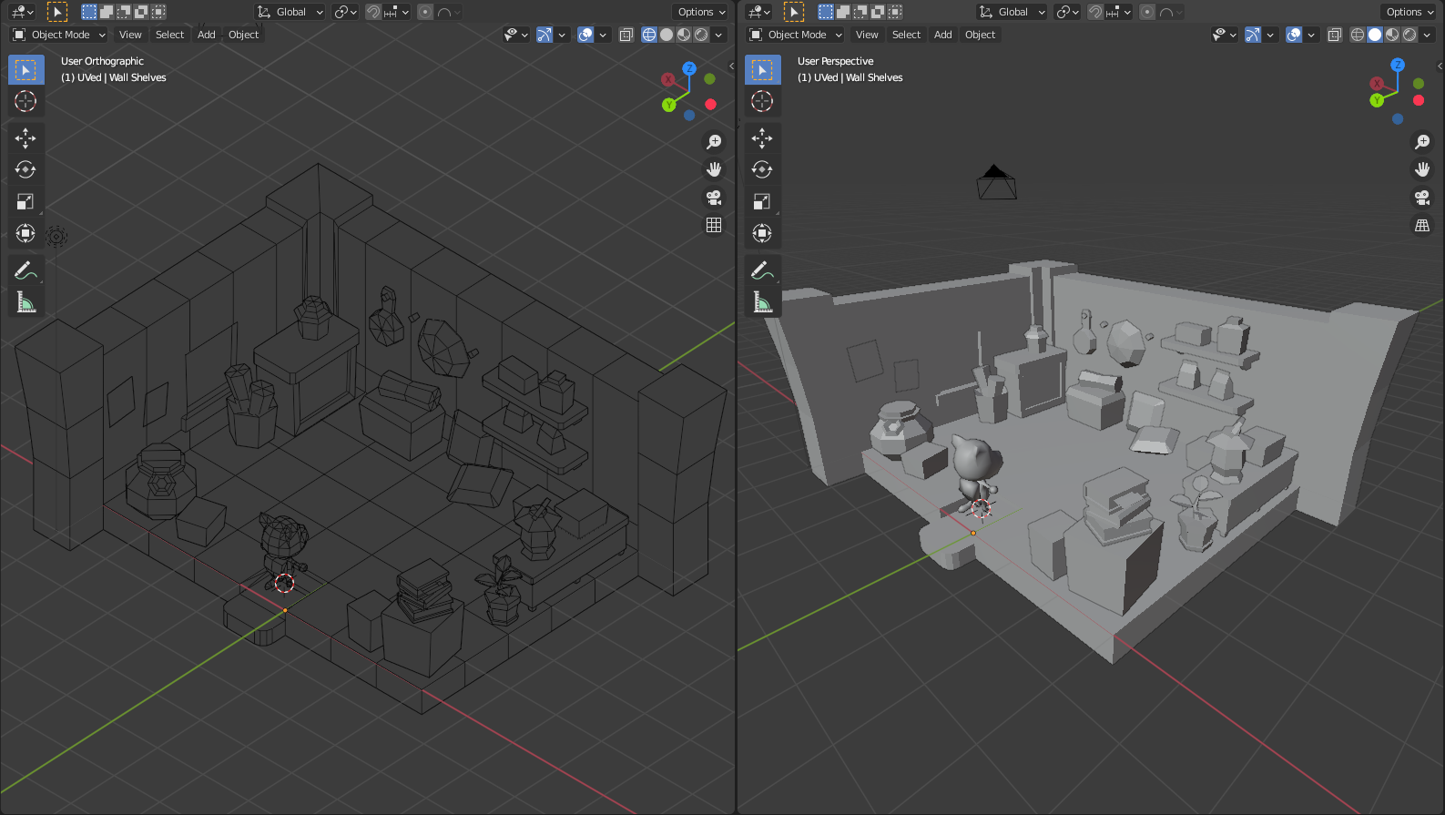Oct 12, 2020 - Finally replacing the placeholder art with a proper shop model. Just a tiny bit more to model before the dreaded UV mapping stage 💦