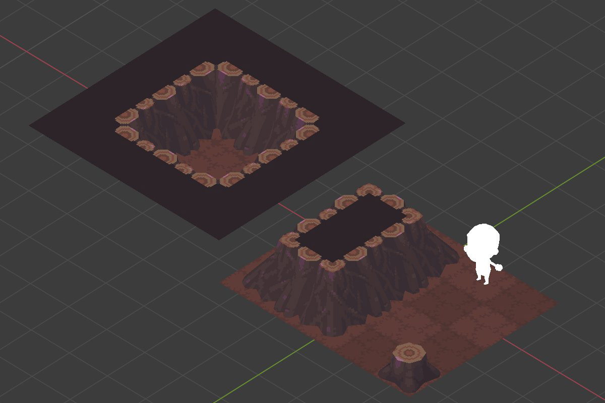 Aug 8, 2022 - Started on the third biome tileset for my dungeon game. Gnarly tree roots for the walls. Might adjust the colors later