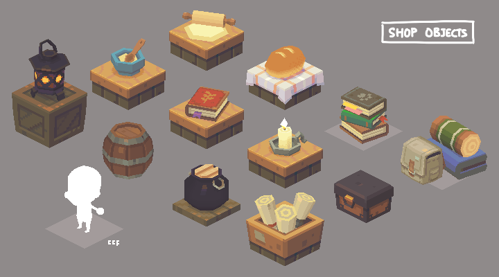 Oct 30, 2014 - I think I've enough shop objects for now... it's back to coding again after I take a short break