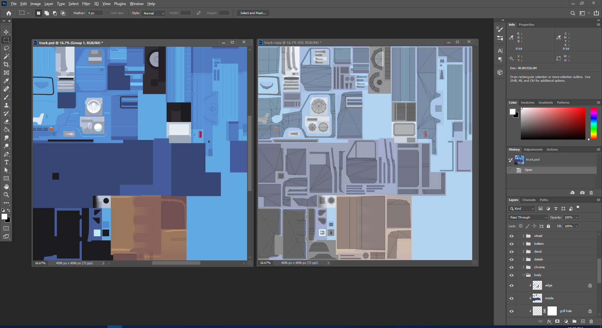 Texturing in Photoshop