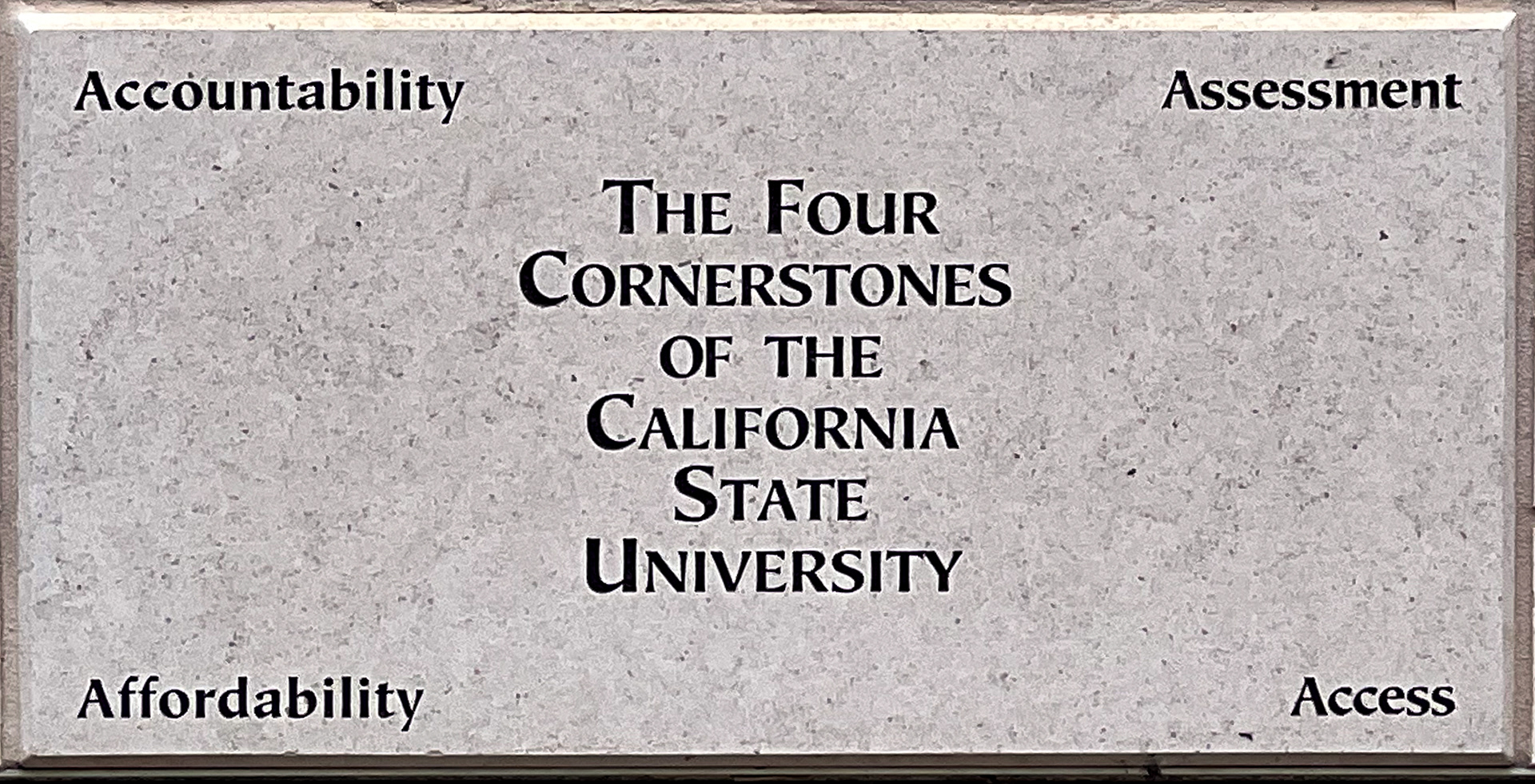 Four Cornerstones of CSU