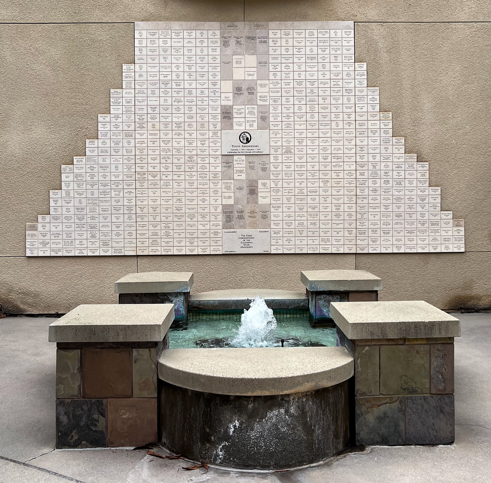 Fountain at The Four Cornerstones