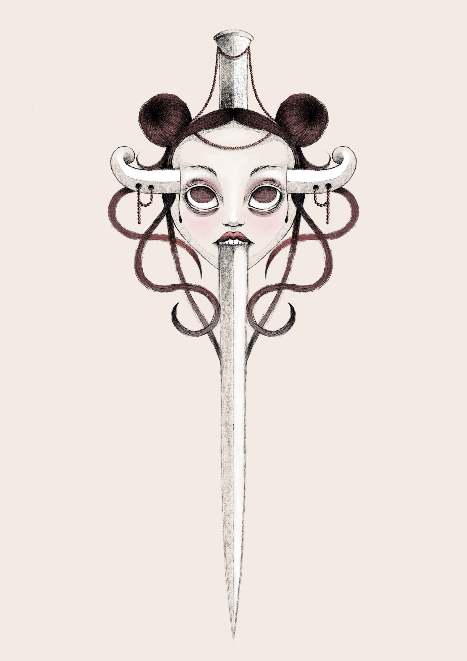 Sword Girl 1 color