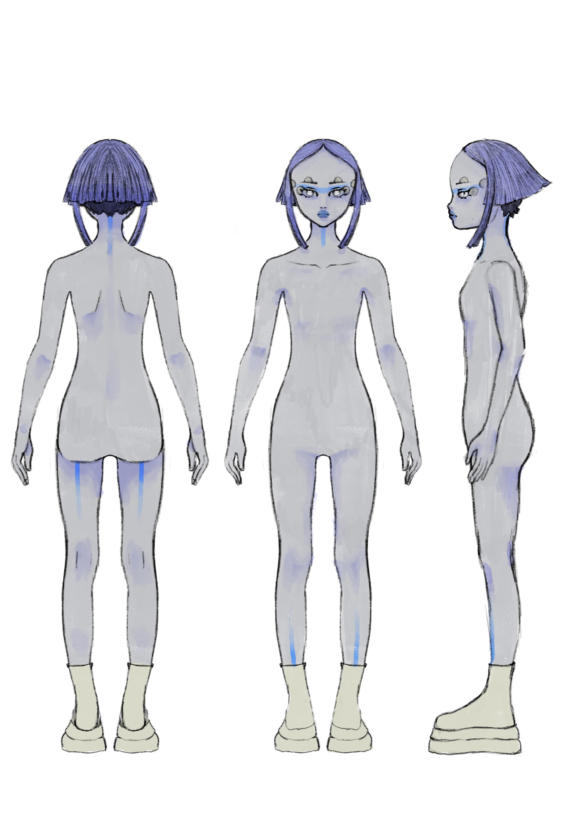 Girl standing