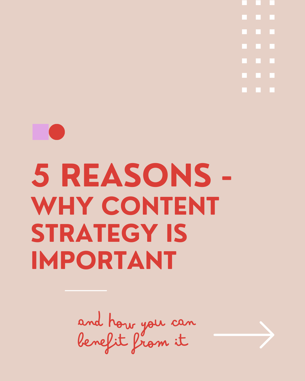 5 Reasons - why content strategy is important - and how you can benefit from it