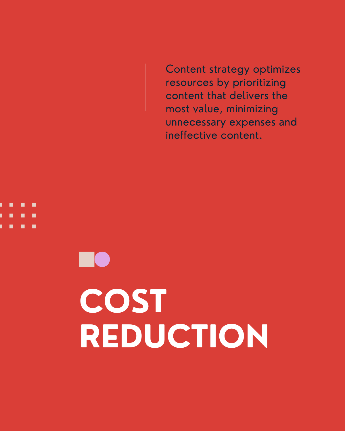 Cost Reduction