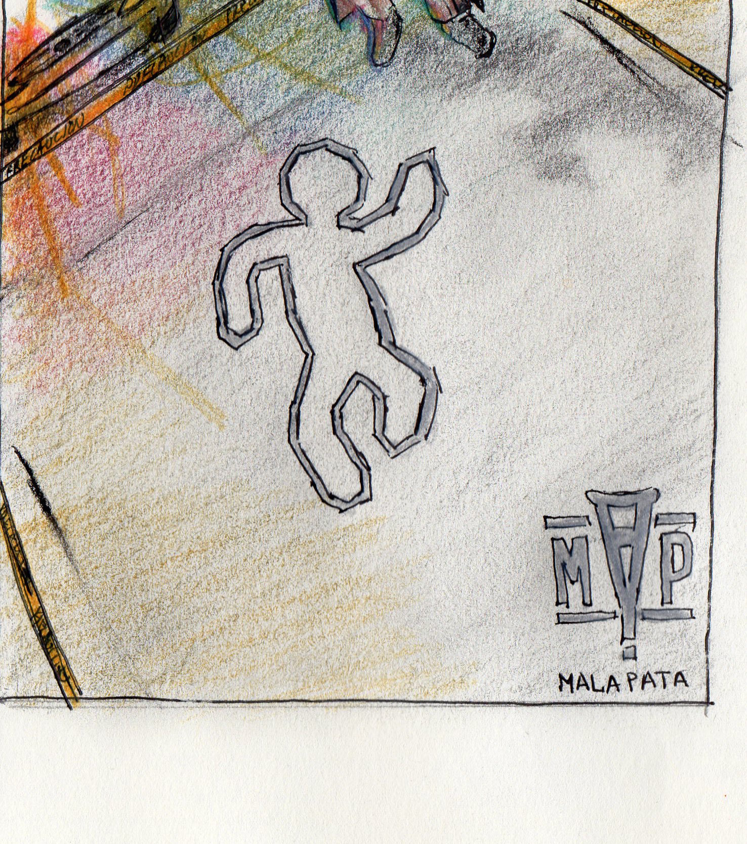 Early draft of the album cover.