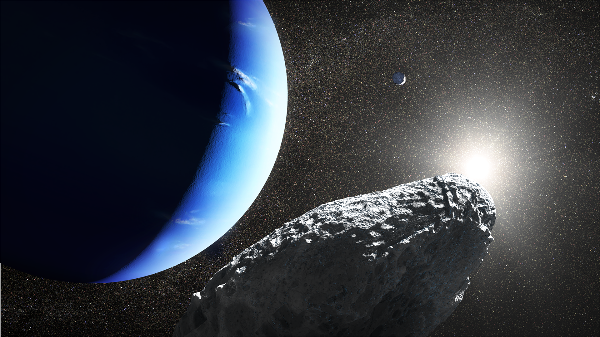 Tiny Neptune Moon Spotted by Hubble May Have Broken from Larger Moon