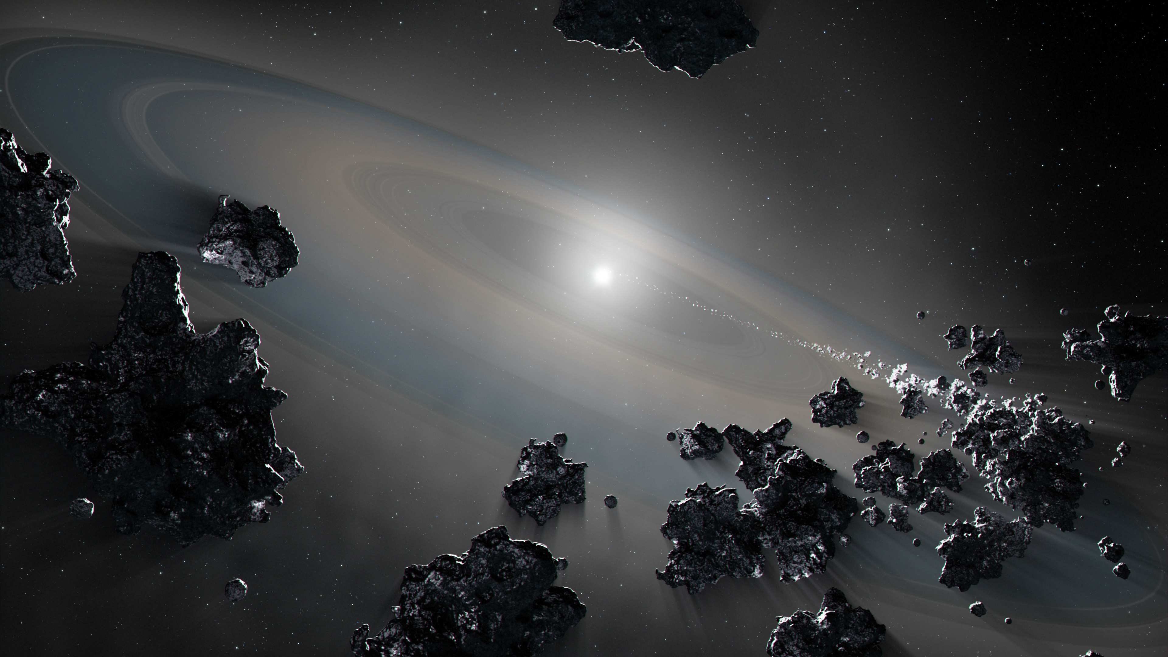 MATERIAL ACCRETING ONTO THE WHITE DWARF G238-44