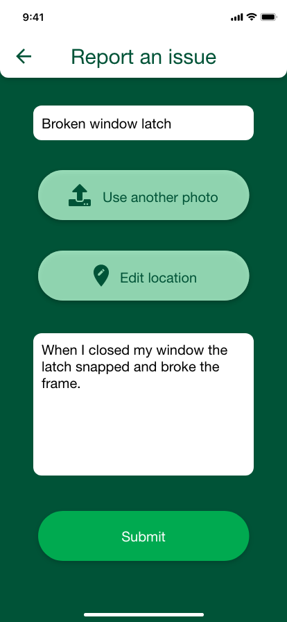 Report an Issue - Filled