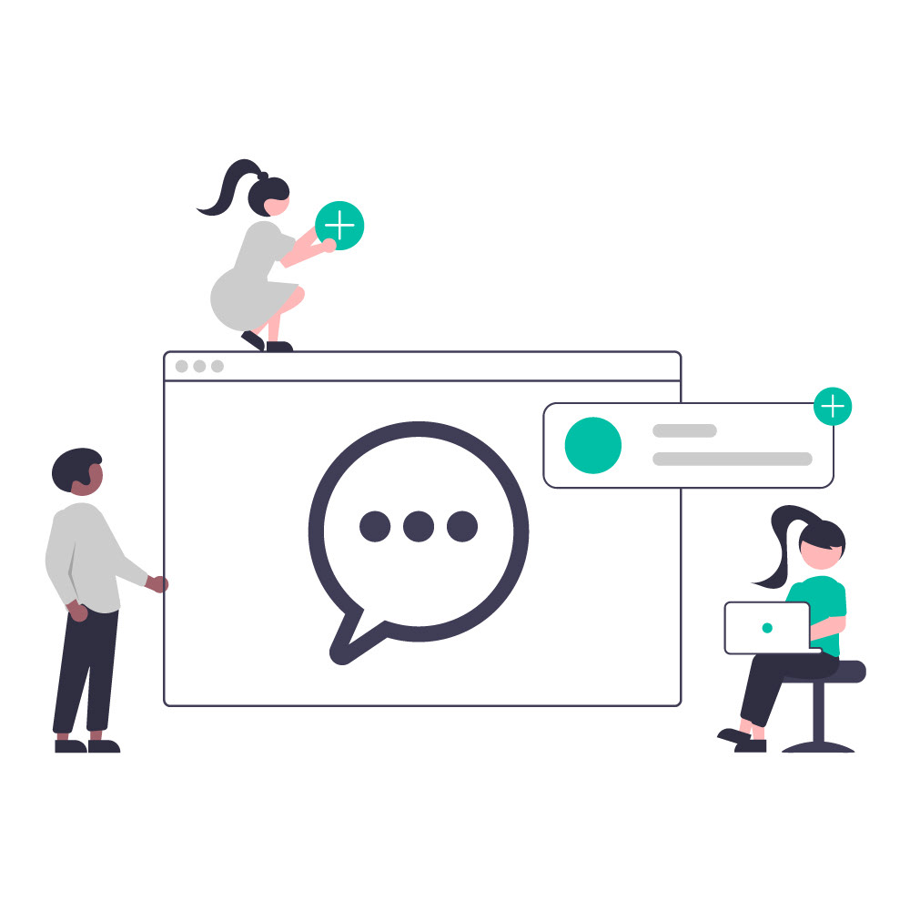 Group work illustration