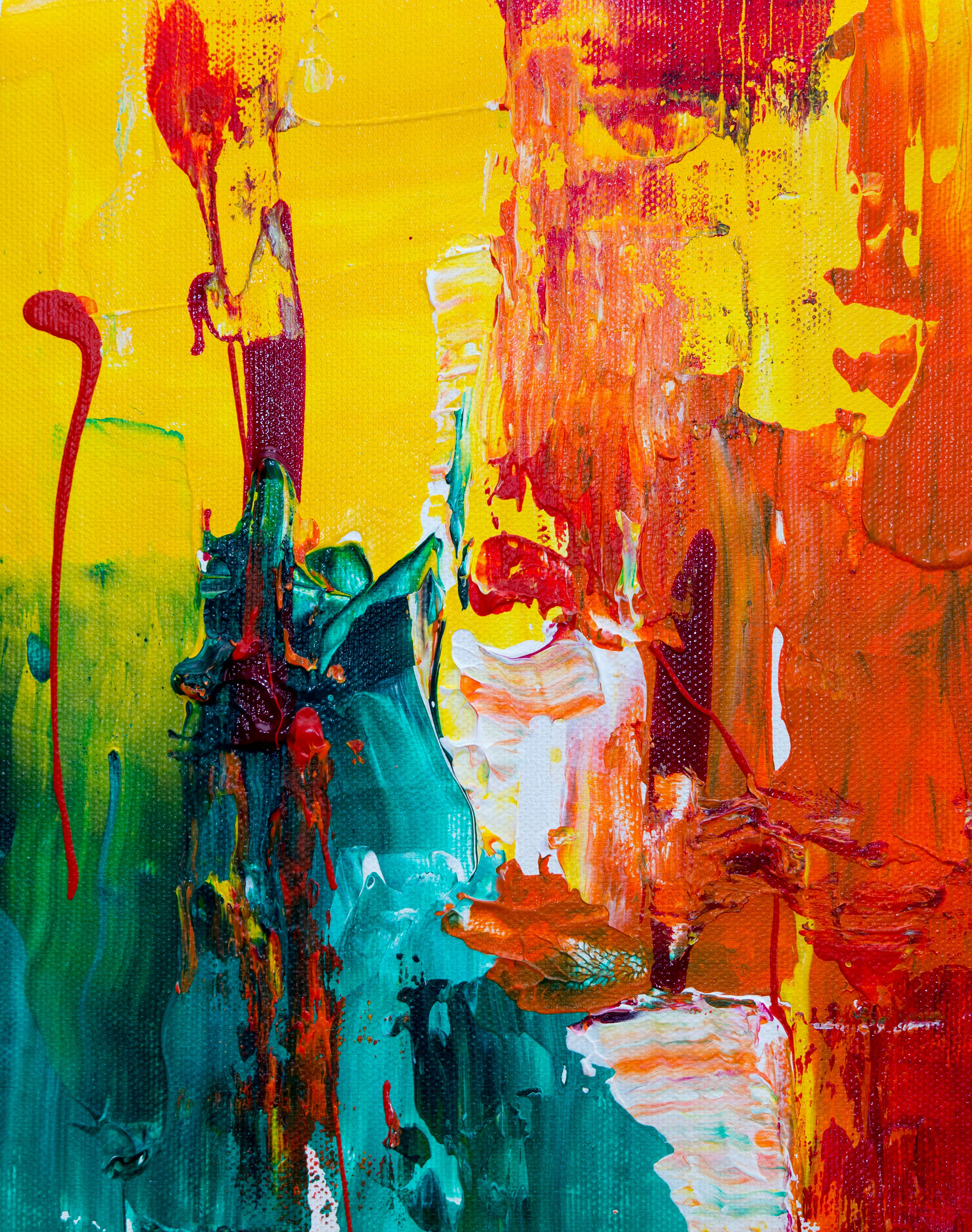 abstract painting - detail