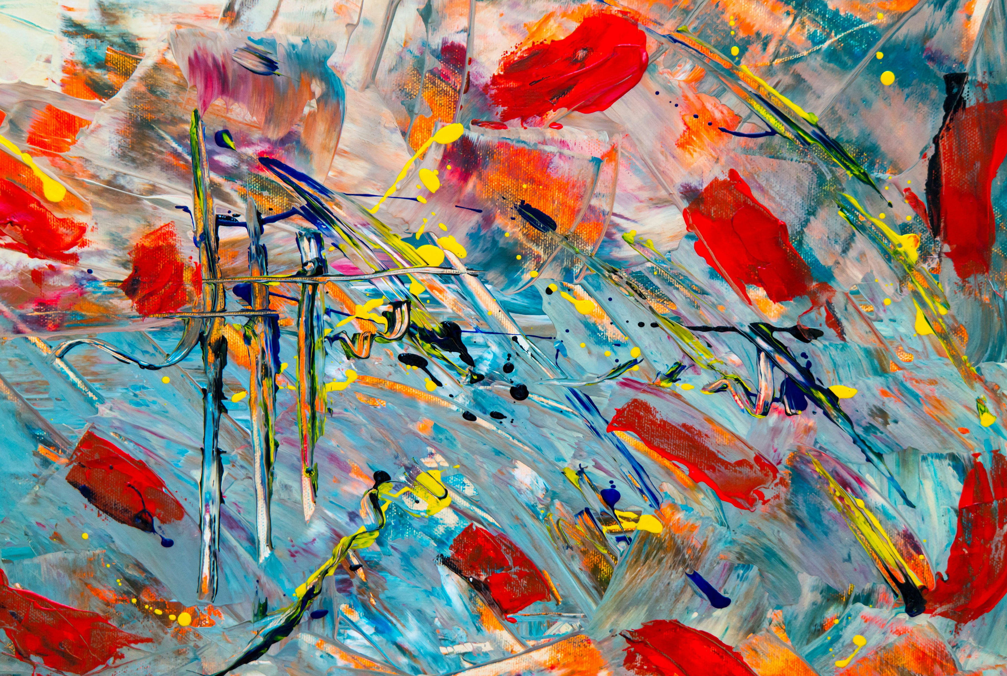 small abstract expresionist painting