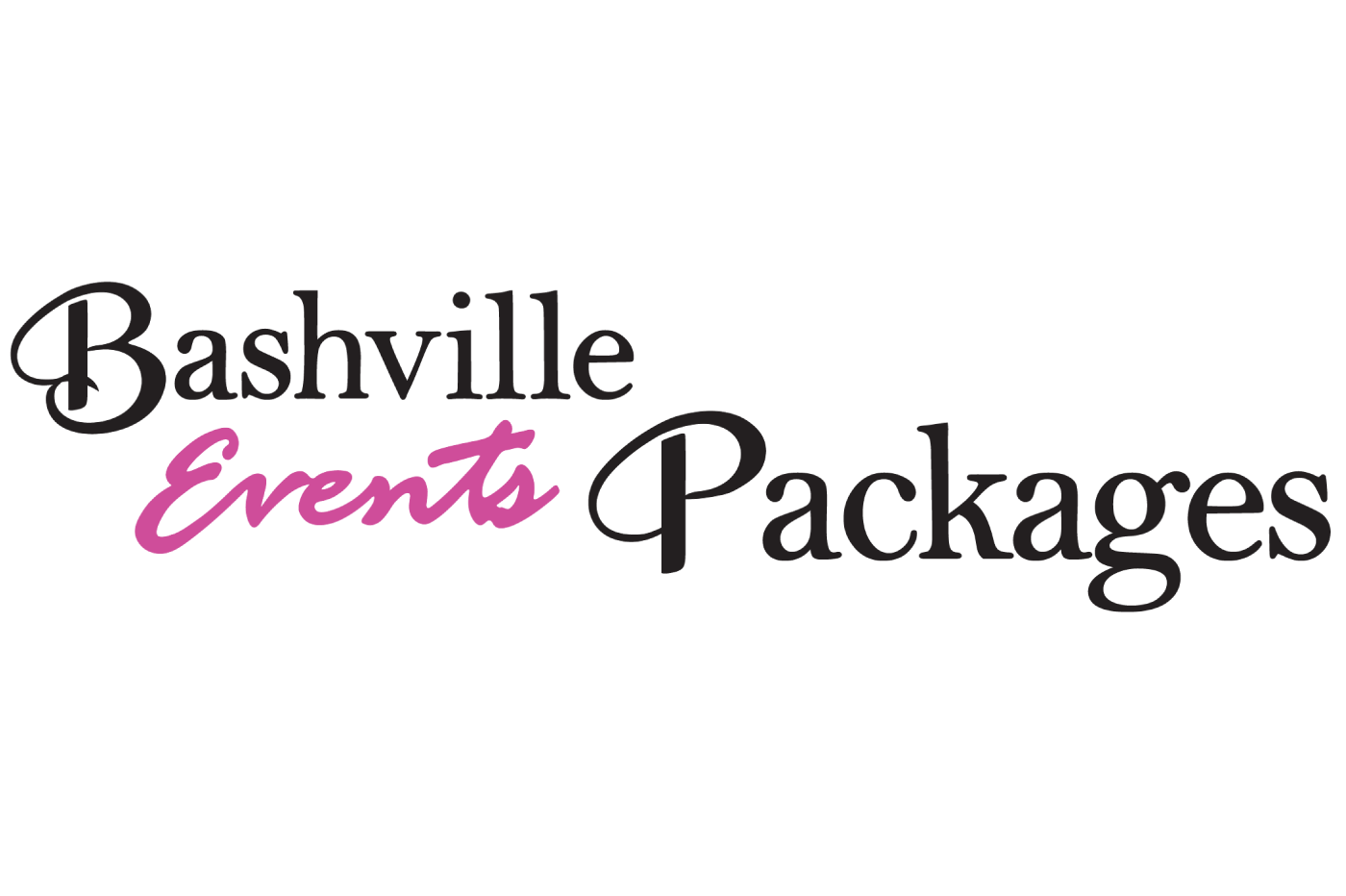 Bashville Events Packages Typography Graphic Design Copyright 2017-2018 Cityscape Creative