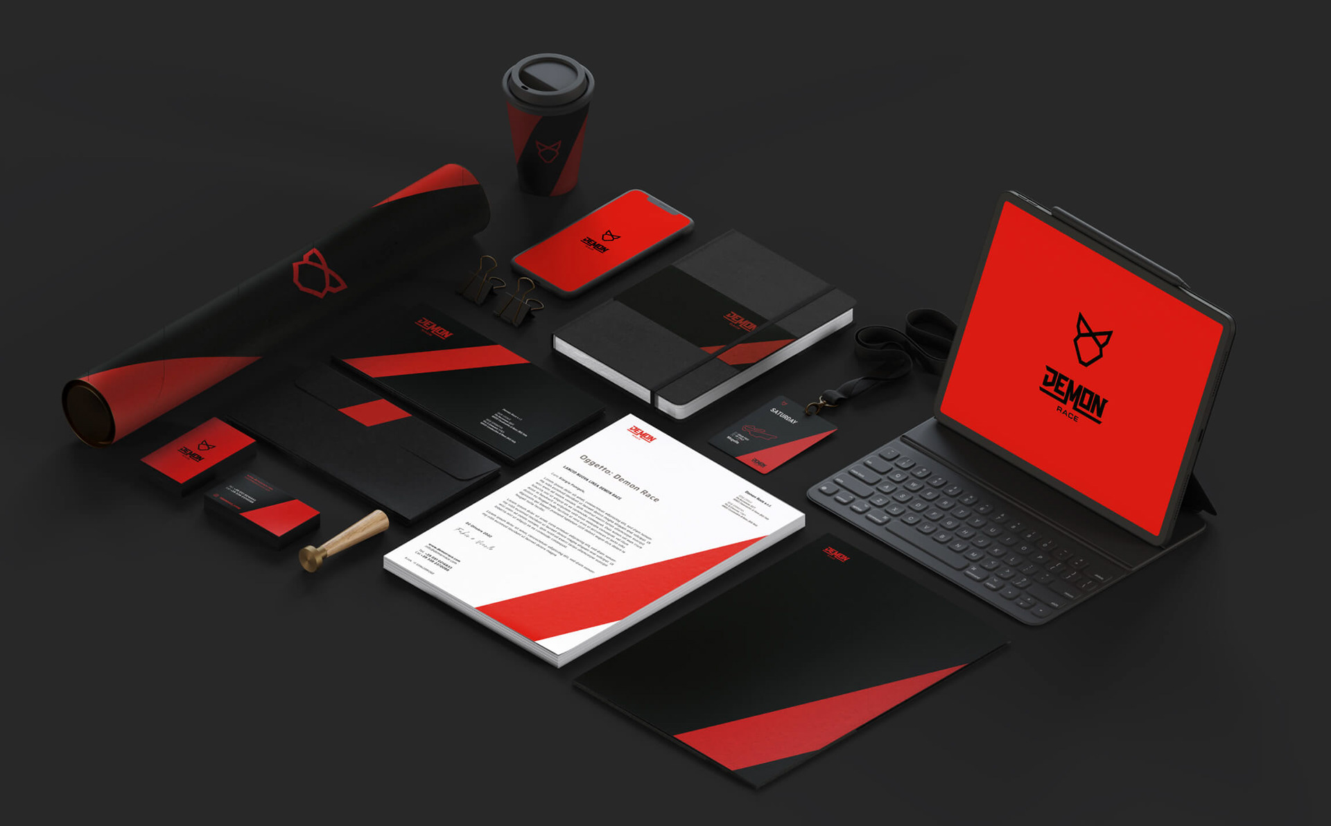 Demon Race Corporate Stationary