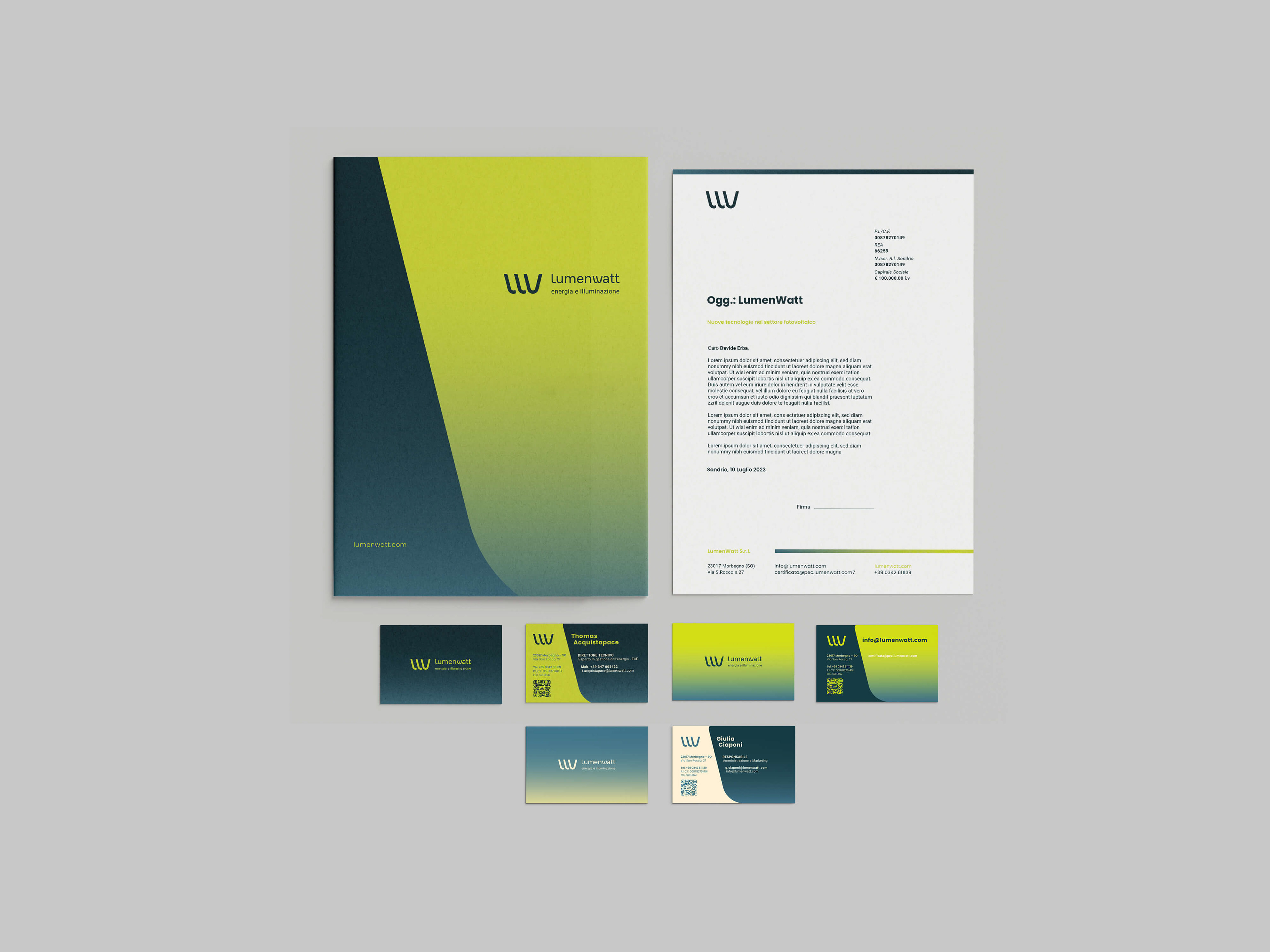 Lumenwatt Corporate Identity