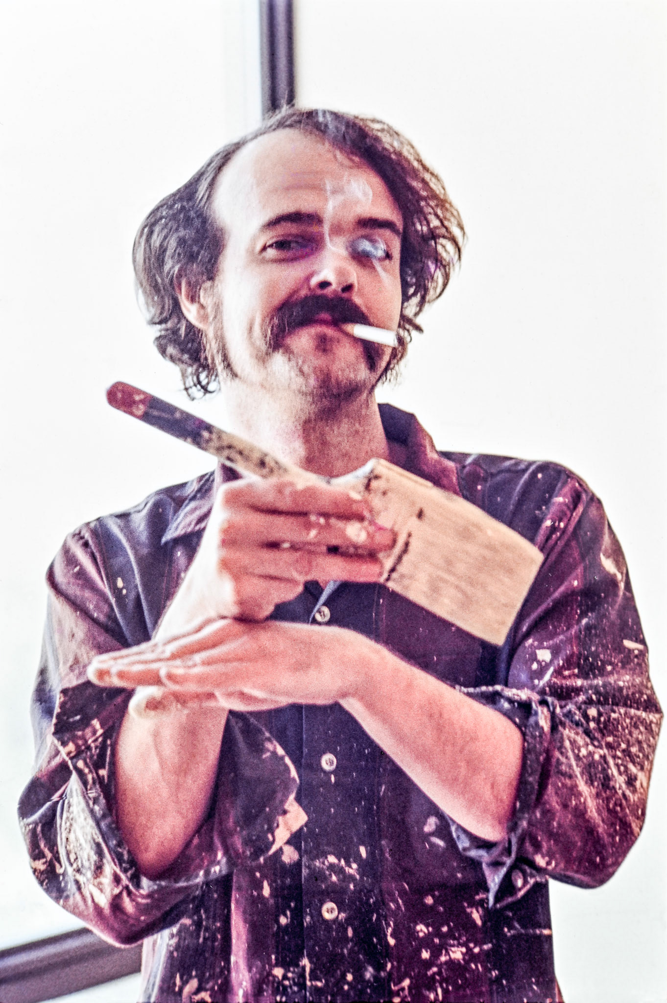 "Frank" - Frank Pannier, Chicago, shot October 1976, digitized 2020.  #Ektachrome #NikonF https://www.frankpannier.com