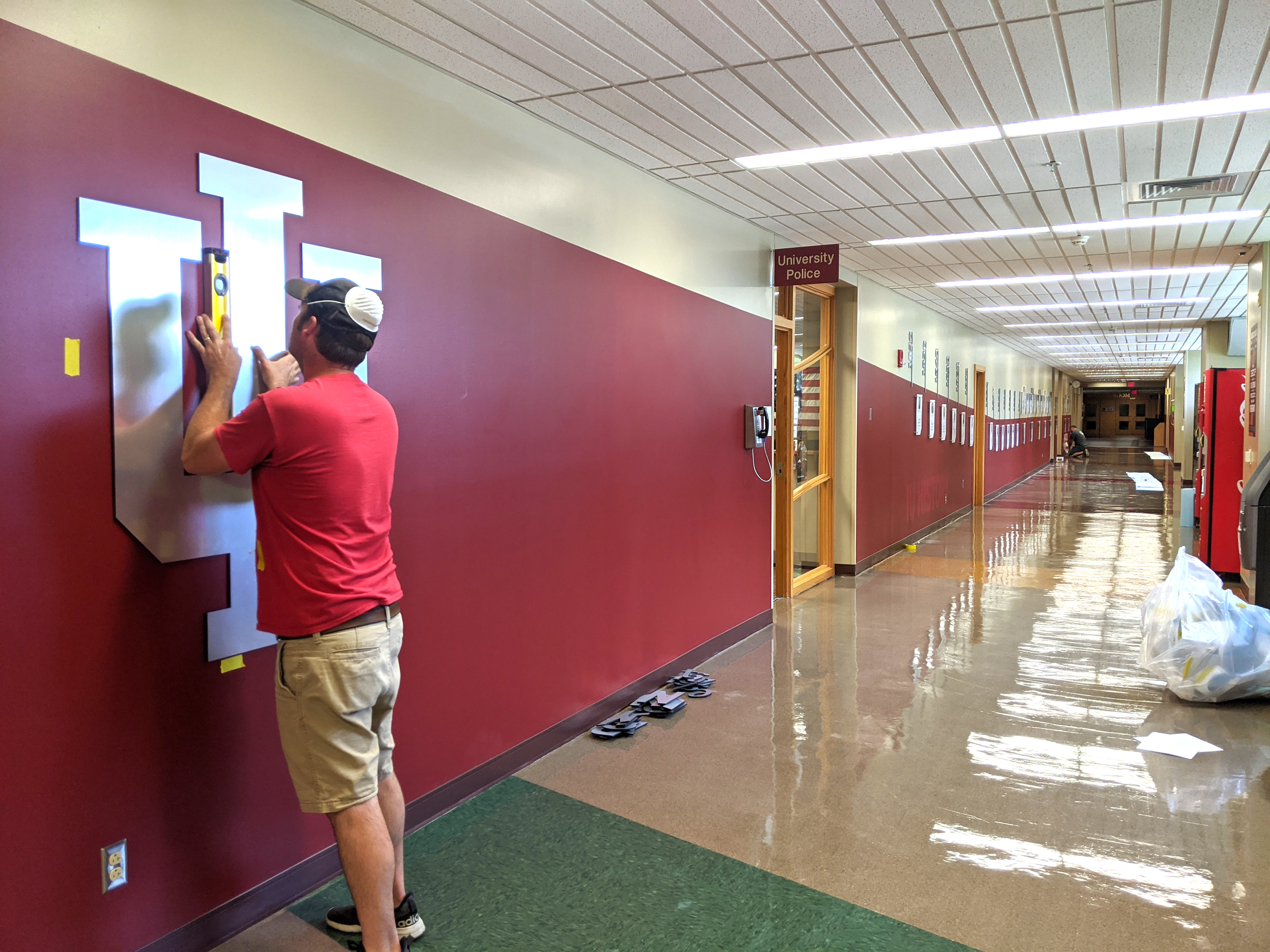 IU and IU Southeast timeline installation