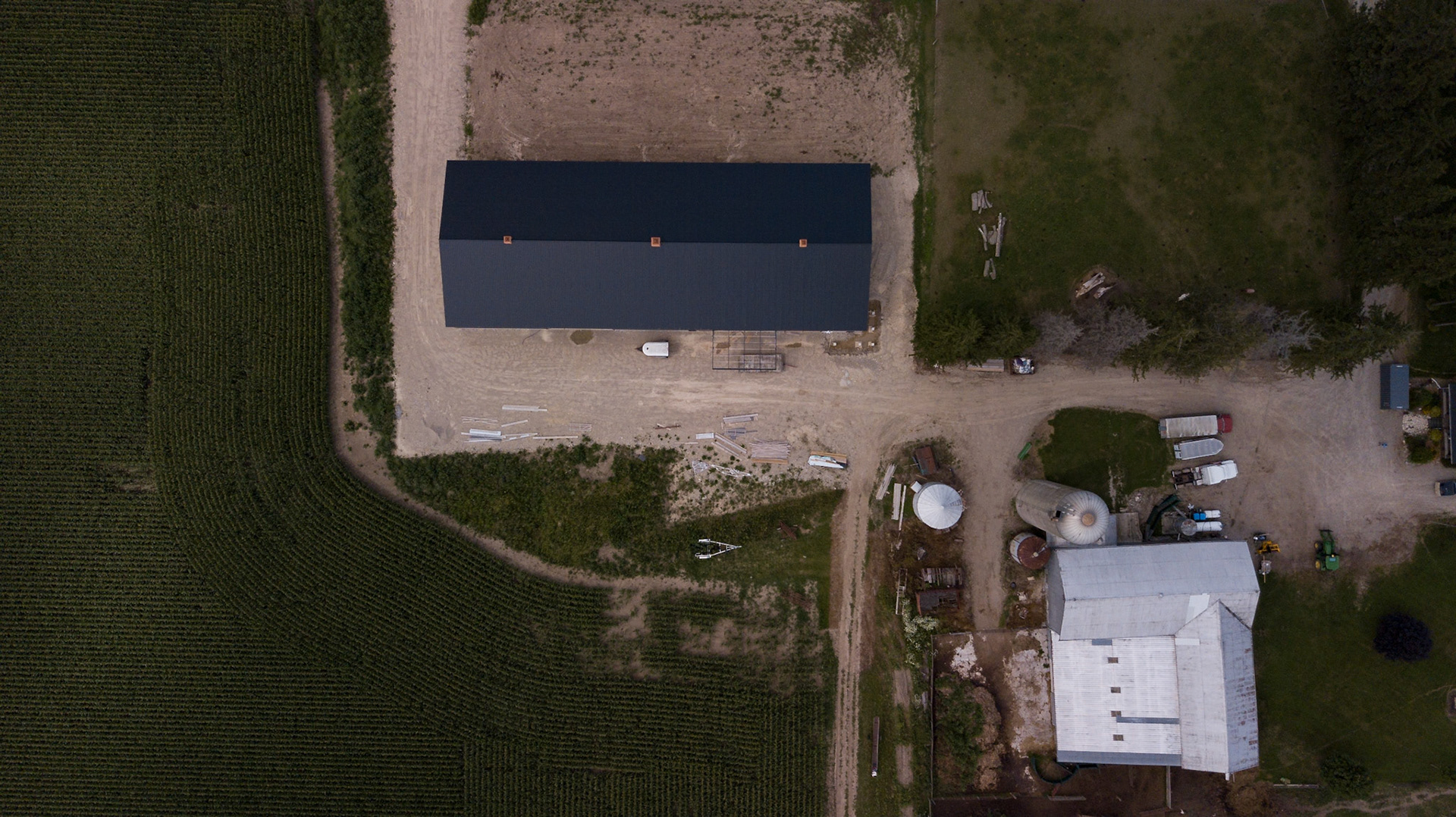 Ontario Farm, Looking down