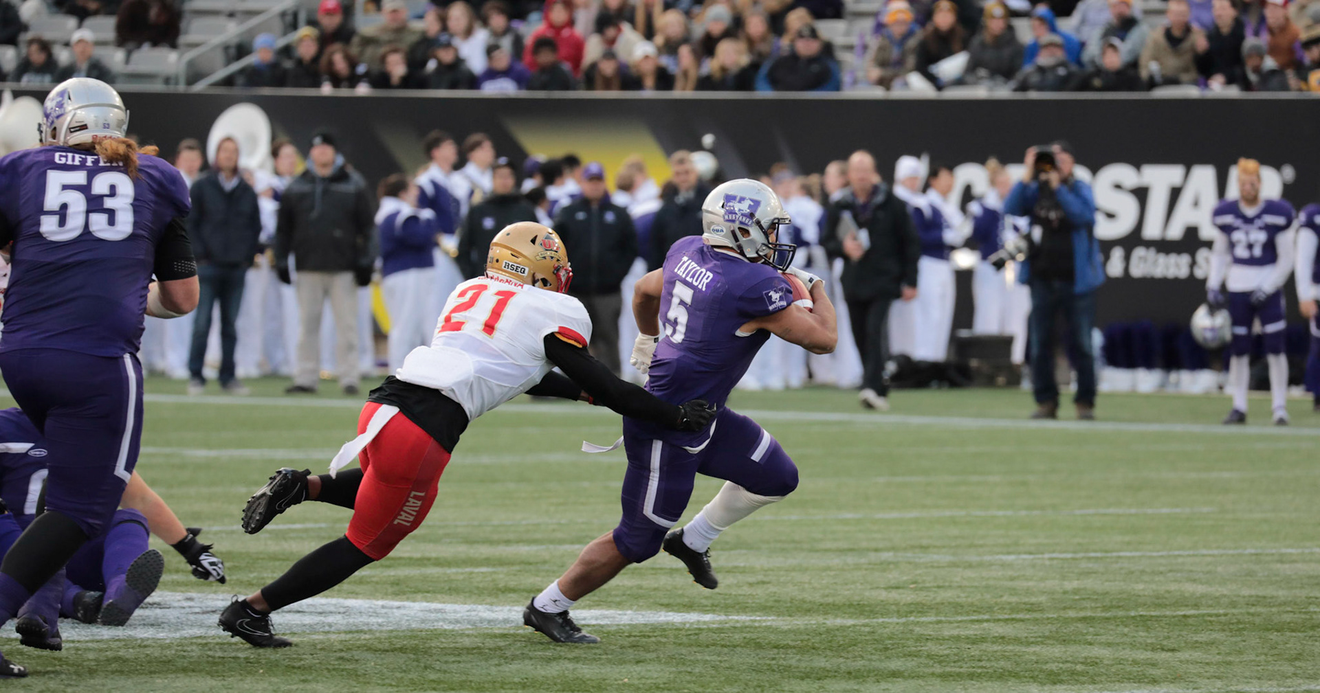 Vanier Cup against Laval