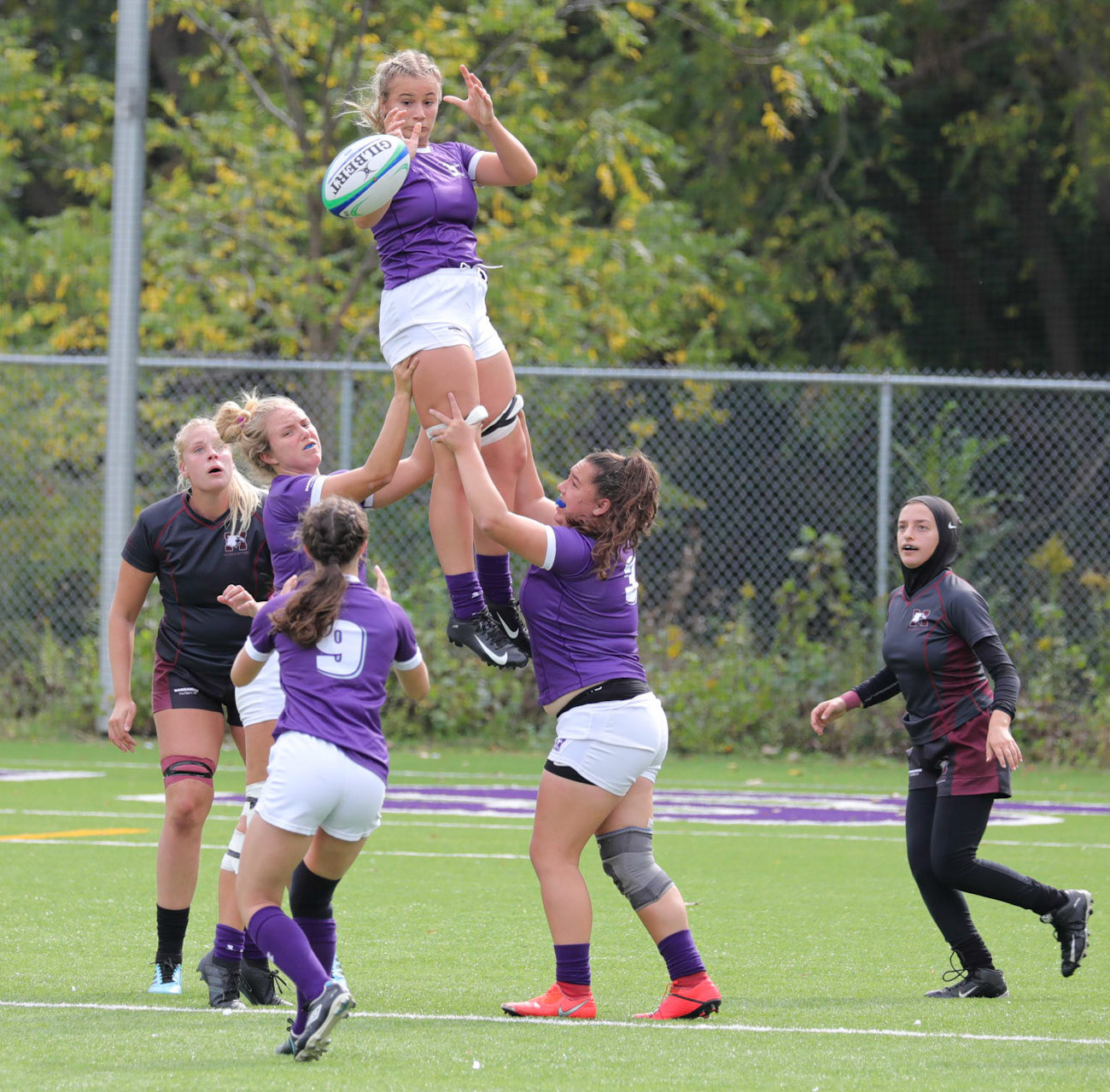 Western Mustangs womans Rugby game against Hamilton