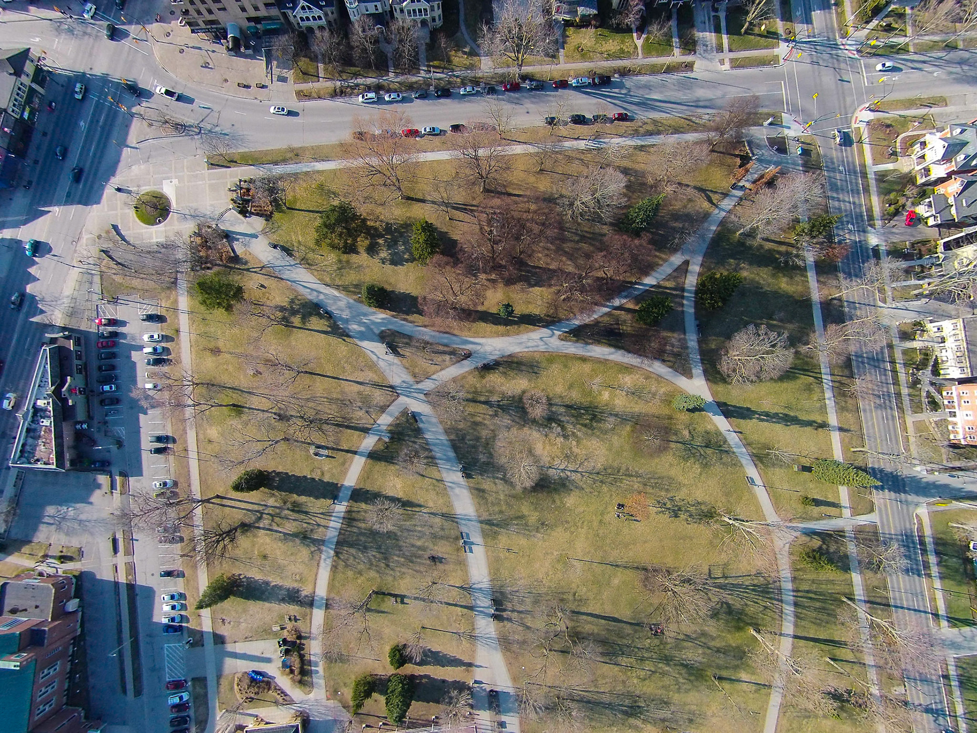 Victoria Park from above