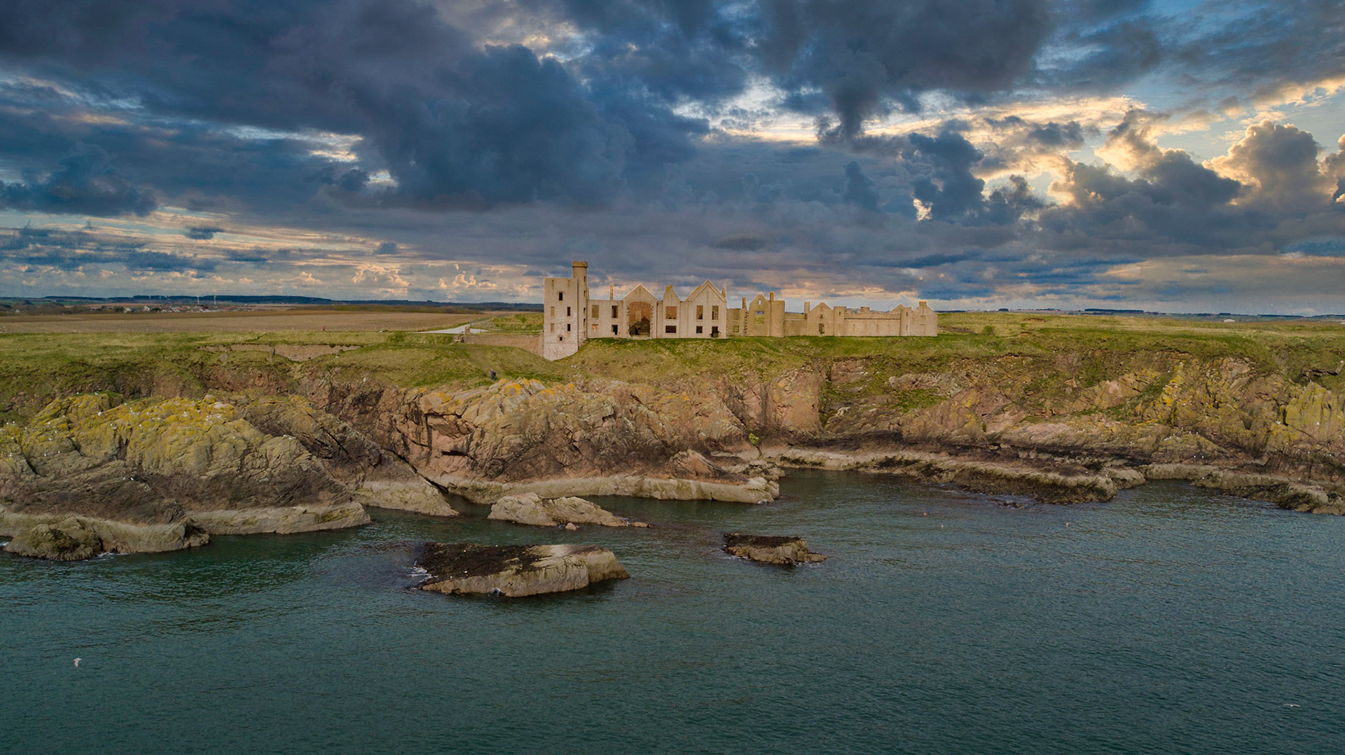 New Stains Castle, Scotland