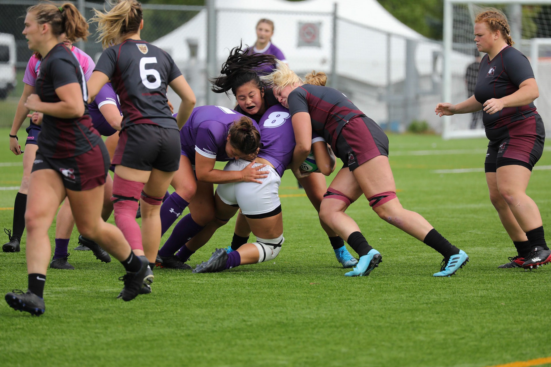 Western Mustangs womans Rugby game against Hamilton