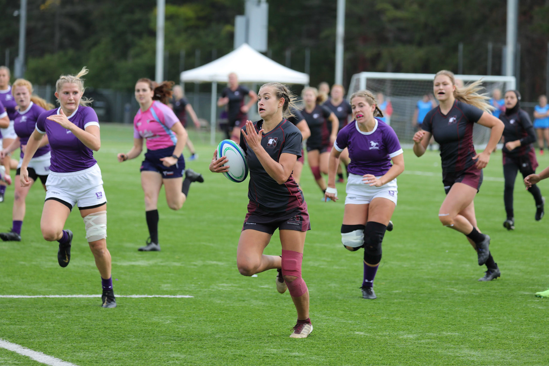 Western Mustangs womans Rugby game against Hamilton