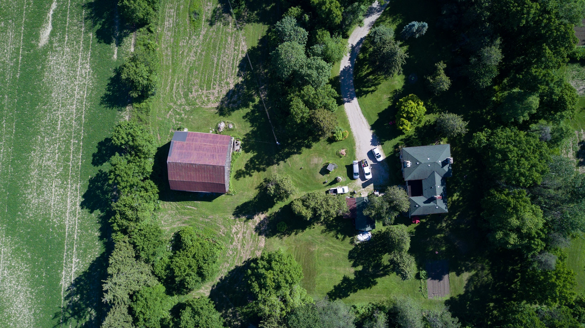 Ontario Farm Looking Down