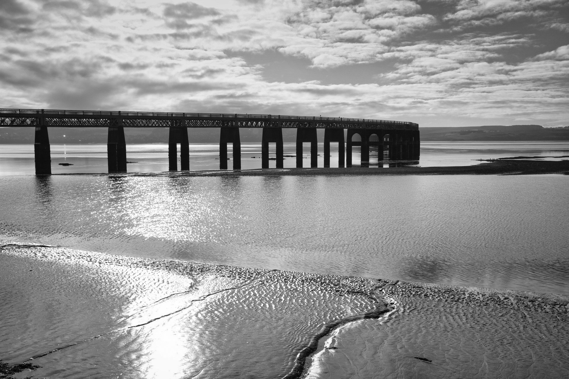Tay Rail Bridge at Sunrise