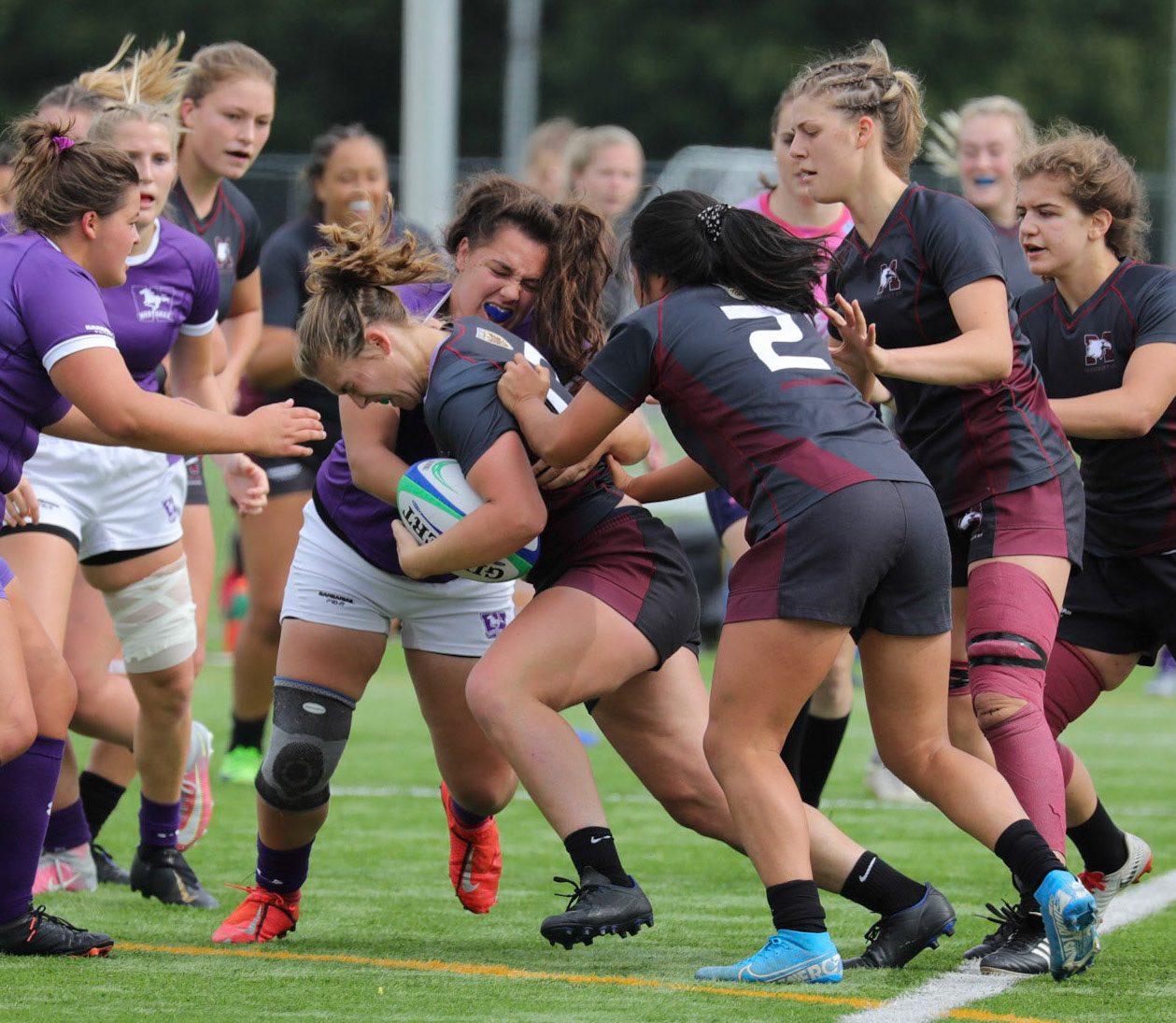 Western Mustangs womans Rugby game against Hamilton