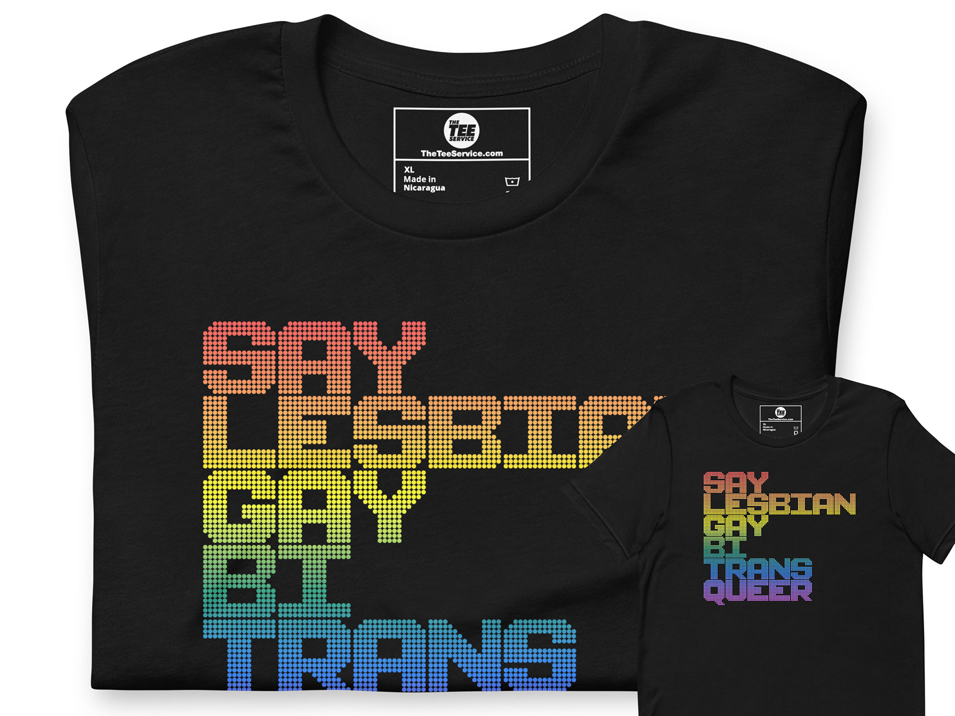 SAY LGBTQ T-shirt.