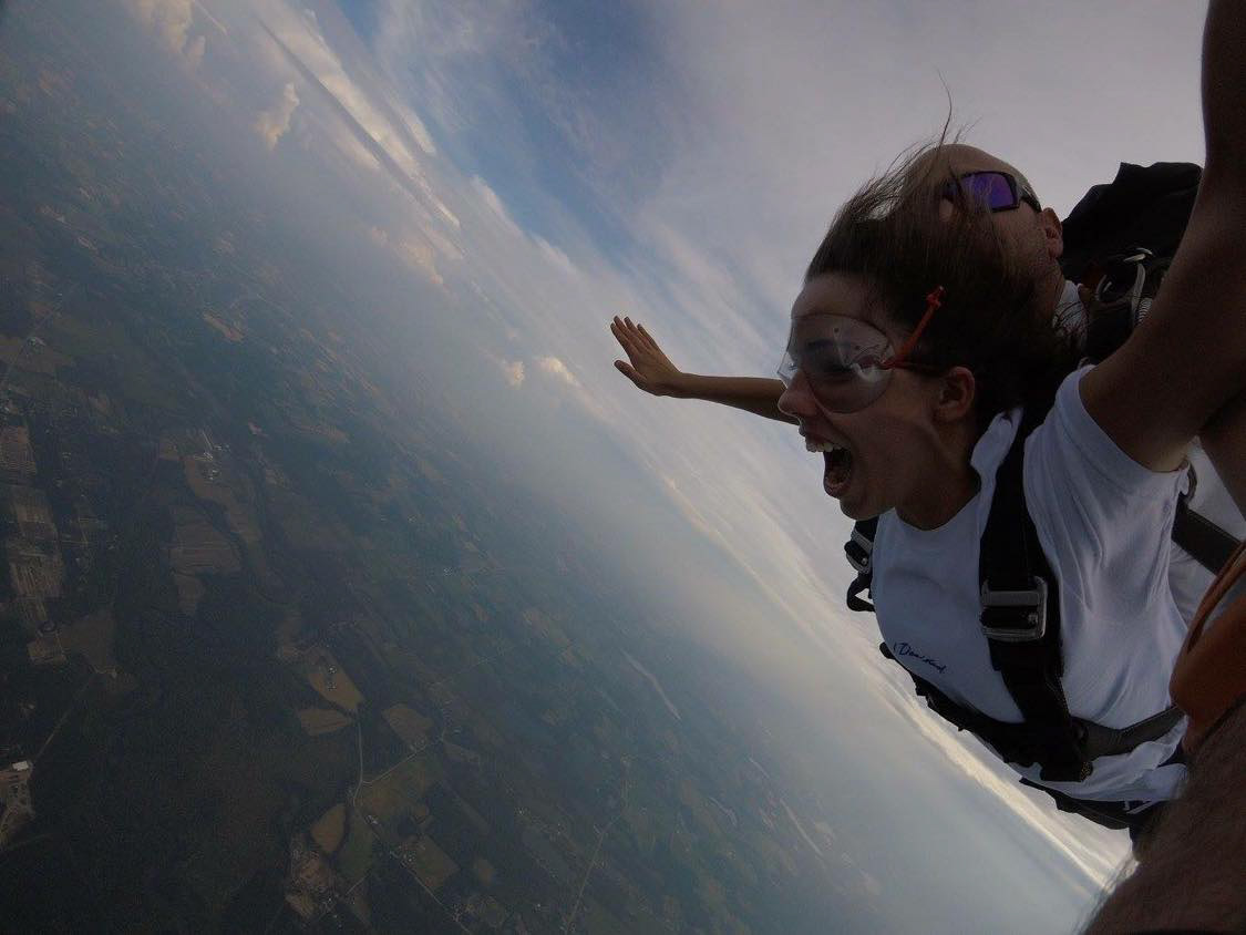 Fun Fact: I've been skydiving 4 times