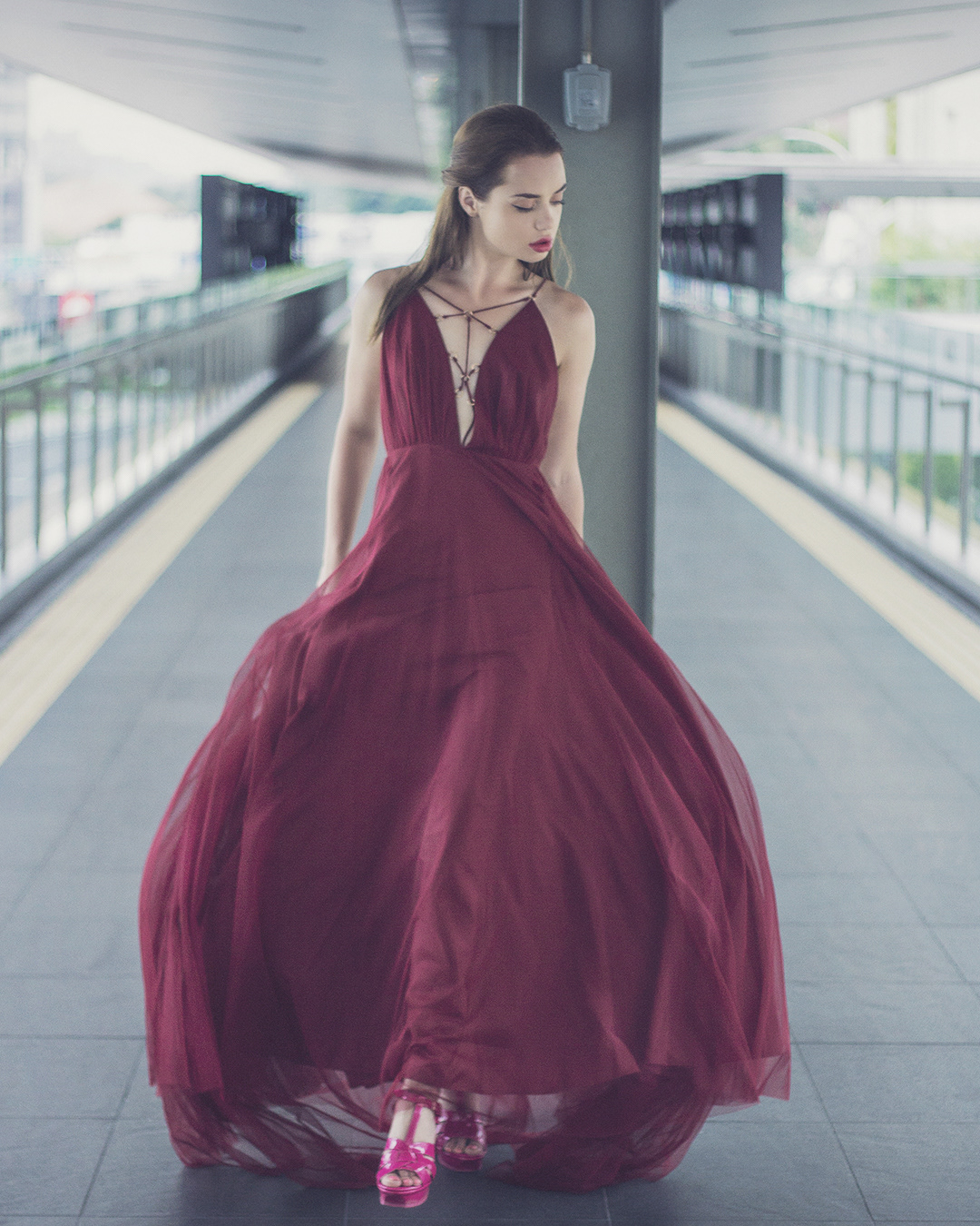 Model Aliona in TopShop Apparel