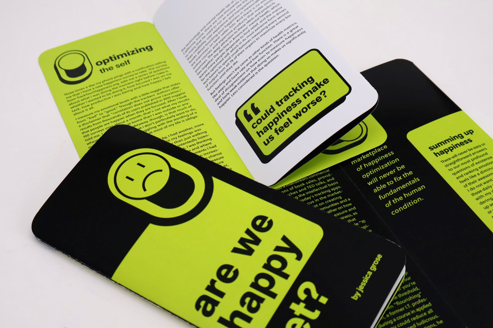 Pamphlet, "Are We Happy Yet?"