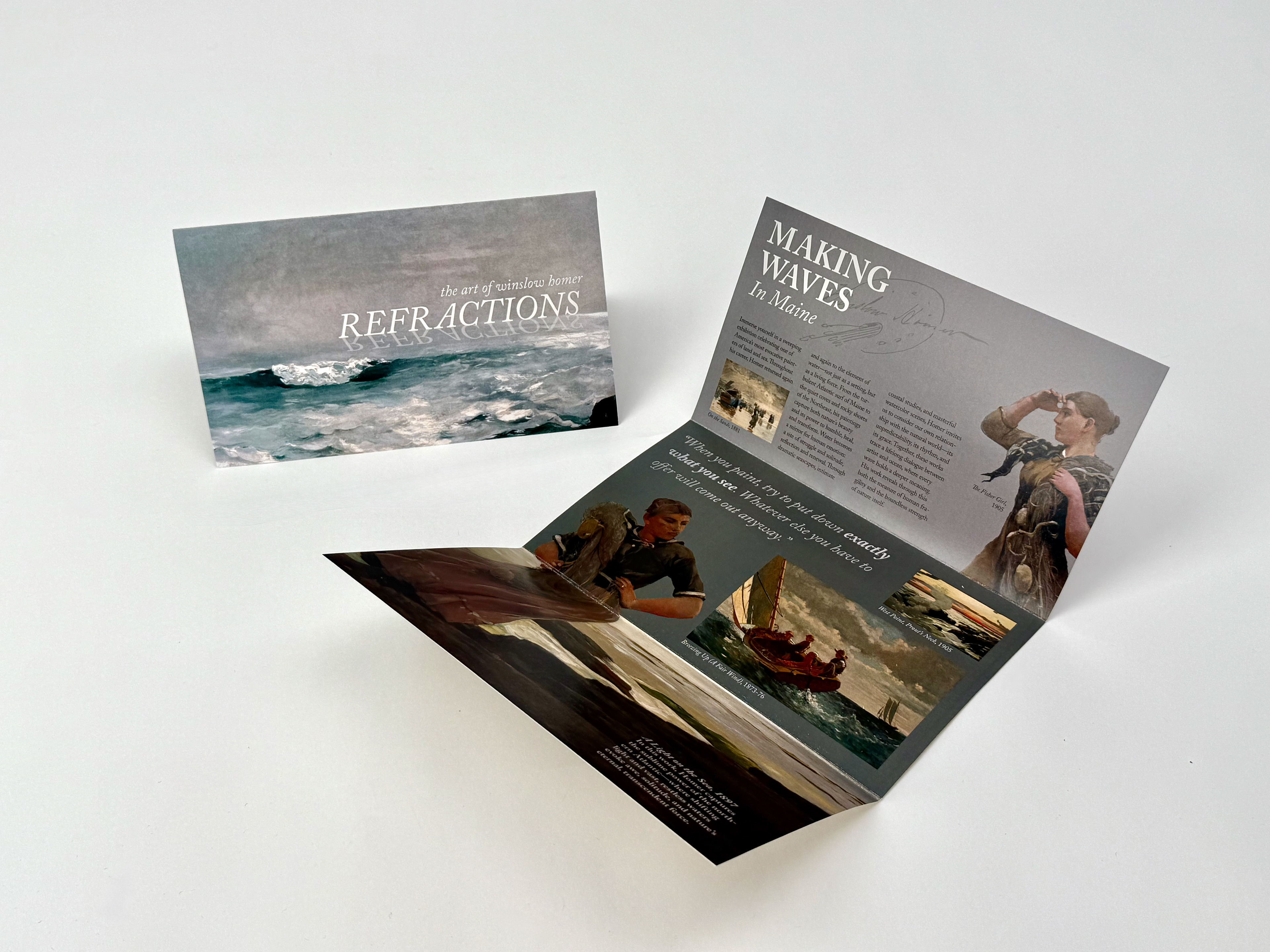 Museum Mailer, "Refractions: The Art of Winslow Homer"